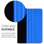 2PCS Film Scraper,Feutre bord raclette, Haute Qualité Felt Bord Raclette Durable Raclette de Film de Fenêtre,Autocollant Décalqu