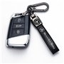 Auto Porte-Clé et Valve Pneu pour Mercedes Benz A C E S GLK CLA GLA GLC GLE CLS SLK AMG - Bouchon de Valve Noir