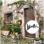 ZBHDEYG 2 Supports De Fleurs En Fer Forgé, 5 Crochets, Supports De Paniers De Plantes, Supports De Pots De Fleurs, Adaptés Pour 
