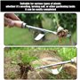 ZBHDEYG 1 Pioche en Acier Inoxydable, 1 Paire De Gants De Jardinage, Un Ensemble D'Outils De Jardin, Un Pioche À Manche en Bois,