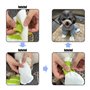 DHSBGWSX 20 Bottes Imperméables pour Chien À Double Sangle, 20 Bottes Imperméables pour Chien À Sangle Unique, Housses De Bottes