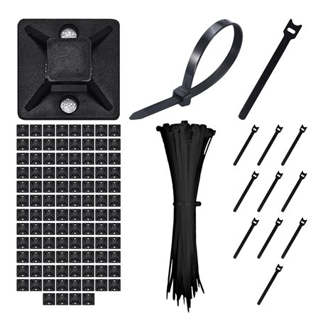 100 Pièces De Supports D'Attaches De Câble