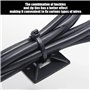 100 Pièces De Supports D'Attaches De Câble, 100 Pièces D'Attaches De Câble, 10 Pièces D'Attaches De Câble Auto-Adhésives, Boucle