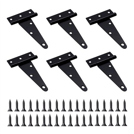 6 Charnières De Porte Avec 36 Vis