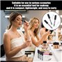 Lot de 5 tubes vides de 10 ml avec brosse à mascara, 2 compte-gouttes, 2 entonnoirs, tubes de mascara rechargeables vides, tubes