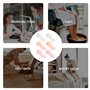 3 Paires De Chaussettes En Silicone, Couvre-Pieds Hydratants Protecteurs, Chaussettes Hydratantes Douces, Chaussettes De Soin De