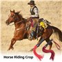 2 Fouets D’Équitation, Fouets D’Équitation en Cuir, Fouets D’Équitation D’Entraînement, Accessoires D’Équitation, Fouets D’Équit