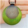 Collier Spirale Pour Femmes 1 Pièce, Collier Accessoires Vestimentaires, Collier Bijoux, Collier Corde En Cuir Et Bois