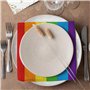 20 Papiers De Soie Arc-En-Ciel