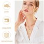 boucles d'oreilles or