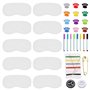 Lot de 10 masques pour les yeux de sommeil