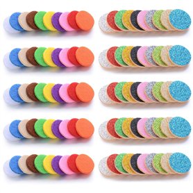 Lot de 100 feuilles de feutre colorées et dispersées pour diffuseur