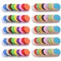 Lot de 100 feuilles de feutre colorées et dispersées pour diffuseur