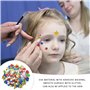 300 pièces d'autocollants à paillettes, autocollants à paillettes d'amour, autocollants à paillettes en forme de cœur, autocolla