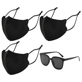ZGDEIWGF 3 Masques En Coton