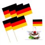 ZGDEIWGF 100 Pièces Drapeaux Cure-Dents Allemands