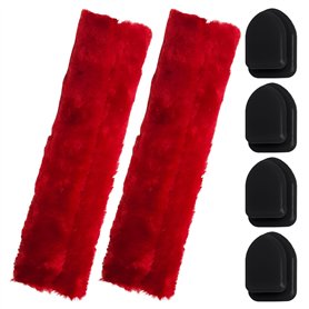1 paire de housses de ceinture de sécurité