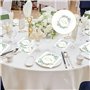 Lot de 60 serviettes, 1 nappe, serviettes en papier pour décoration de baptême, serviettes de décoration de table, serviettes en