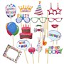 22 Pièces D'Accessoires Photo D'Anniversaire
