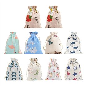 10 Sacs en Coton