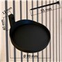 js3dmanufaktur Lot de 2 plateaux pour plantes Support de plantes Anneau de plante Pot de fleurs Plante pour mur Panneaux acousti