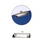 Gativs 10 Pièces Pinces MéTalliques Pince Metal Presse-Papiers Clip Pour Papier Pince Document avec Poignée en Caoutchouc et Tro