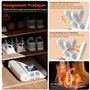 Seche Chaussure Electrique, Carastek Support de séchage réglable à 180° Sèche-Chaussures Pliable avec Minuterie 8 Modes e Foncti