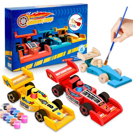 Jesustree Voiture de Course Bricolage pour Enfant