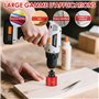 Gaethra Scie-Cloches Bimétal M42 – Set 19 pièces (19–68mm) avec foret de centrage et support, profondeur de coupe 40mm – Scie Cl