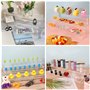 Pomeloone 3 Niveaux Présentoir en Acrylique, Transparent Présentoir Marches pour Figurines Amiibo Funko POP, Cupcakes, Objets de
