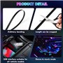 Weinsamkeit Bande LED Voiture Interieur, Éclairage intérieur de Voiture RVB avec Télécommande/APP Contrôle LED Intérieur Bande L