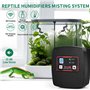 Humidificateur Terrarium pour Reptiles, Système de Brumisation Intelligent Brumisateur Terrarium avec Minuterie et Arroseur de B