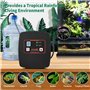 Humidificateur Terrarium pour Reptiles, Système de Brumisation Intelligent Brumisateur Terrarium avec Minuterie et Arroseur de B