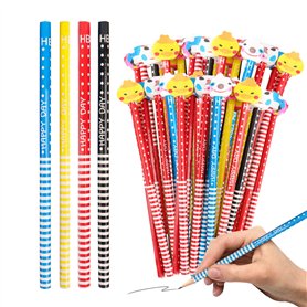 JOPHEK Crayons à Papier HB en Bois