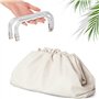 VFANDV Cadre Tubulaire Interne Aluminium, 2 Pièces Tubulaire Charnière Interne Docteur Sac Cadre, 2 Taille Cadre en Métal de Sac