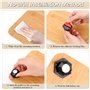 VFANDV 16 Pièces Roulettes pour Meubles, 360° Roulettes Pivotantes Auto-Adhésives Petite Roulettes à Billes pour Meubles Roulett