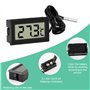 VFANDV Thermomètre Frigo 5 Pièces, Thermomètre pour Aquarium avec Écran LCD Thermomètre Température avec câble de 1m et Sonde de