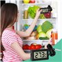 VFANDV Thermomètre Frigo 5 Pièces, Thermomètre pour Aquarium avec Écran LCD Thermomètre Température avec câble de 1m et Sonde de