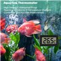 VFANDV Thermomètre Frigo 5 Pièces, Thermomètre pour Aquarium avec Écran LCD Thermomètre Température avec câble de 1m et Sonde de