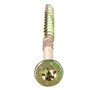 GOYADA Lot de 50 Vis à Bois Torx M6 x 100mm, Tête Fraisée, Vis de Terrasse Extérieures Haut de Gamme, Vis à Bois pour Constructi