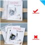 GOYADA Lot de 48 Pochette Porte Document A4 Transparente, Pochette Plastique A4 en Polypropylène avec Bouton pour l'organisation