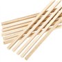 YAYODS Lot de 200 bâtons carrés en bois de balsa - Bandes de bois de tilleul naturel brut pour sculpture, art, projets de bricol