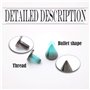 DIY Craft Punk Rivets avec Vis pour Sacs
