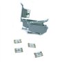 Borne Porte Fusible, Her Kindness 2 Pièces à Fusibles pour Rail DIN - Support de Sécurité Maison 24 V CC, Fusibles de Fusion ave
