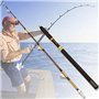 Fishing Rods avec Roller Guides (Brown A/80-120lbs