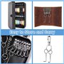 Lot de 3 clés à garnitures universelles professionnelles - En acier inoxydable - Clé à barbe - Clé universelle pour portes de ch