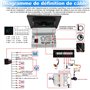 Autoradio 1 din Android 13 Universel Voiture Modèles Écran de 10.6 Pouces Supporte GPS Carplay Android Auto WiFi 4G Bluetooth FM