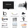 Autoradio 1 din Android 13 Universel Voiture Modèles Écran de 10.6 Pouces Supporte GPS Carplay Android Auto WiFi 4G Bluetooth FM