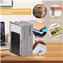 8 Pièces Serre Livres en Métal,Serre-Livres pour étagères,Serre-Livres pour Livres Lourds Antidérapant Serre-Livres pour Bureaux