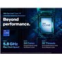 Intel Core i9-13900K Processeur de Bureau 24 (8 cœurs P + 16 cœurs E) avec Carte Graphique intégrée Débloqué